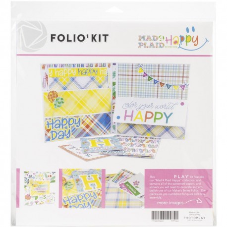  PhotoPlay - Kit carte per Folio - Happy