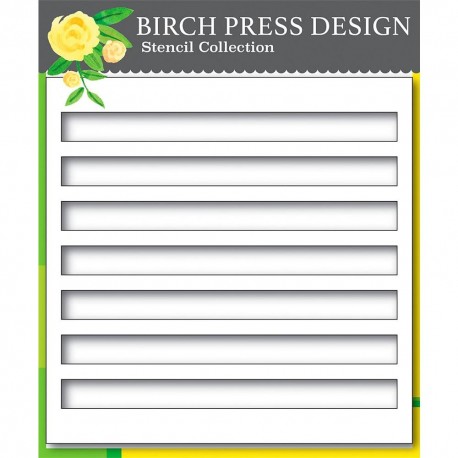 Birch Press Design - Stencil - Bold Stripes