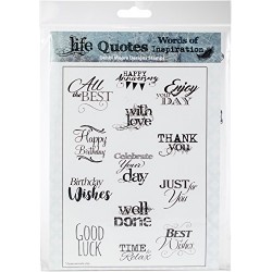 Debbi Moore Designs - Timbri Clear - Words of inspiration