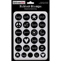 Darkroom Door - Timbri Cling - Simply Circles
