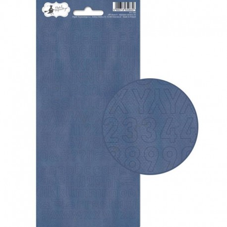 PIATEK13 - Alphabet sticker sheet - Off Shore II 01