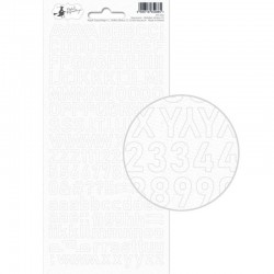 PIATEK13 - Alphabet sticker sheet - New Moon 01