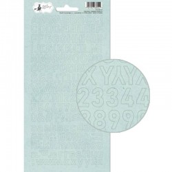 PIATEK13 - Alphabet sticker sheet -Truly Yours 01