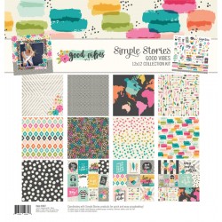 Simple Stories - Kit carte 12x12" - Good Vibes