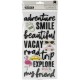 American Crafts - Stickers Foam - Adventure