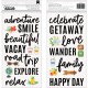 American Crafts - Stickers Foam - Adventure