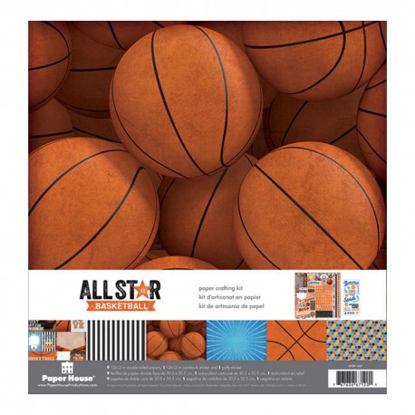 Paper House- Kit Carte 12x12" -  All Star BasketBall