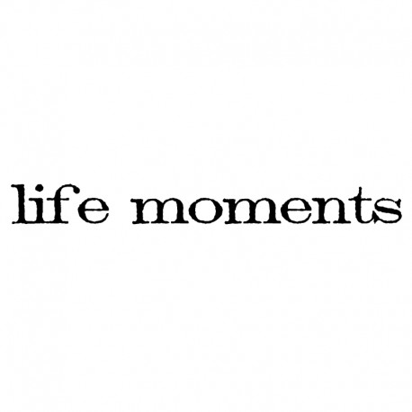 Stampers Anonymous - Timbro legno Tim Holtz - Life Moments