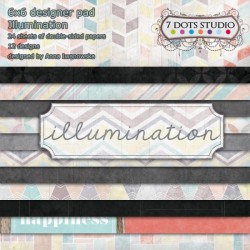 7 Dots Studio -  Paper Pad 6x6 - Illumination