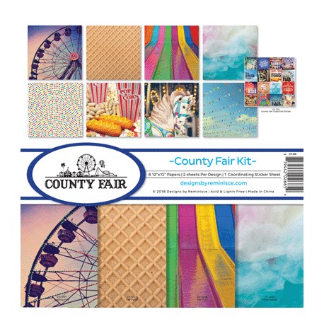 Reminisce  - Kit Carte 12x12" - County Fair