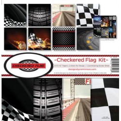 Reminisce  - Kit Carte 12x12" - Checkered Flag