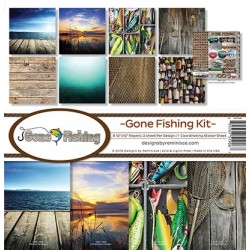 Reminisce  - Kit Carte 12x12" - Gone Fishing
