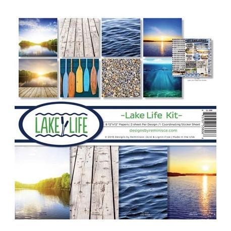 Reminisce  - Kit Carte 12x12" - Lake Life