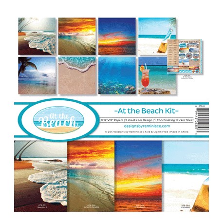 Reminisce  - Kit Carte 12x12" - At the Beach
