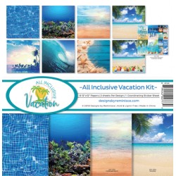 Reminisce  - Kit Carte 12x12" - All Inclusive Vacation