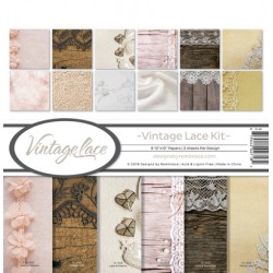Reminisce  - Kit Carte 12x12" - Vintage Lace