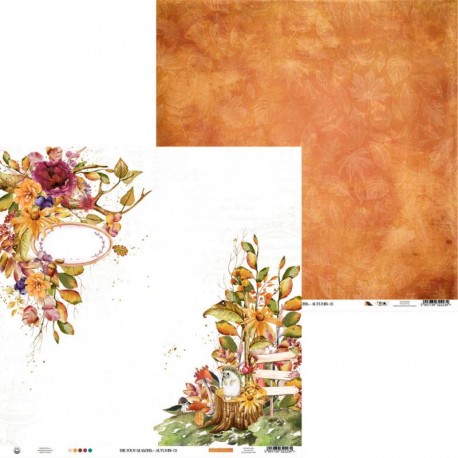 PIATEK13 - Carte 12x12" - The Four Seasons - Autumn 03