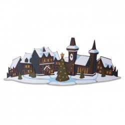 Sizzix - Fustella Thinlits - Holiday Village Colorize by Tim Holtz