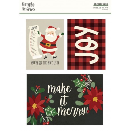 Simple Stories - Snap Cards - Jingle All the Way