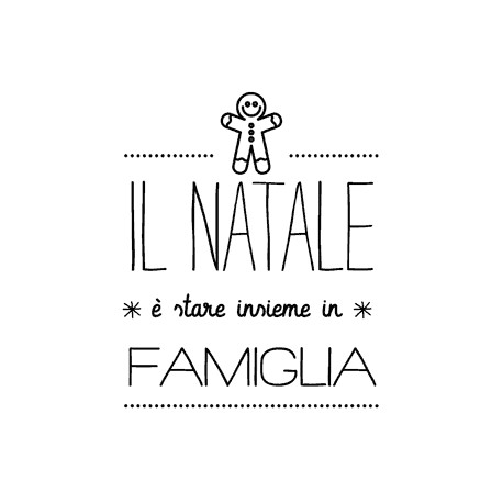 Impronte d'Autore - Timbri Legno - NATALE FAMIGLIA