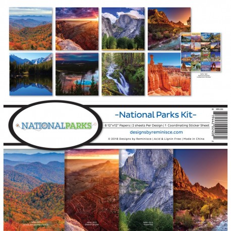 Reminisce  - Kit Collezione National Parks- 12x12"