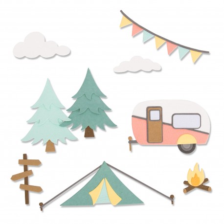 Sizzix - Fustella Thinlits - Great Outdoors