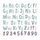Sizzix - Fustella Thinlits - Brush Alphabet