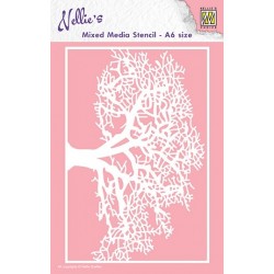 Nellie Snellen - Stencil - Tree