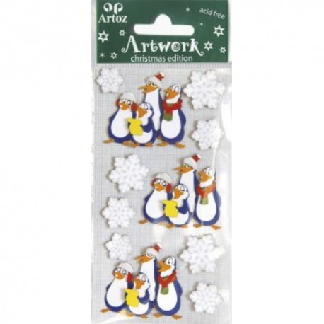Artoz - Stickers - Singing Penguins