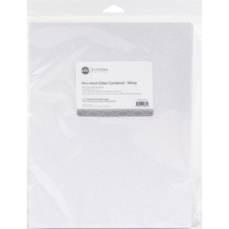 Etc Papers - Carta Glitterata - White