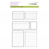 CraftEmotions - Timbro Clear - Planner Essentials Frames 130501/3201