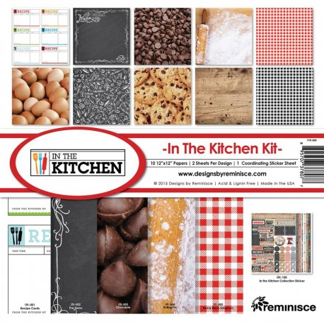 Reminisce  - Kit Collezione In the Kitchen - 12x12"
