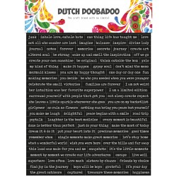 Dutch Doobadoo - Abbellimenti - Stickers Quotes