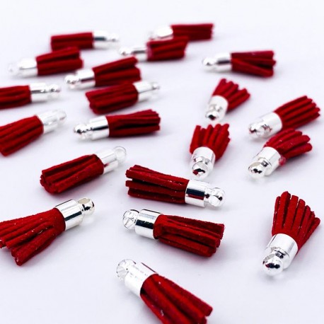 MODASCRAP - ABBELLIMENTI - MINI TASSEL CHERRY