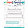 La Coppia Creativa - Fustella - Congratulazioni con banner
