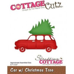 Cottage Cutz - Fustella - Car w/Christmas Tree