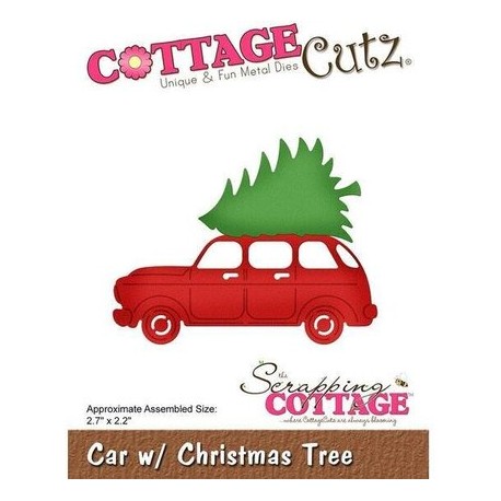 Cottage Cutz - Fustella - Car w/Christmas Tree