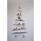 Rayher - Scala legno da appendere a forma albero di Natale