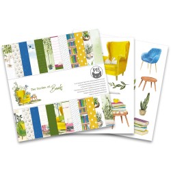 Piatek13 - Pad The Garden of Books - 6x6"