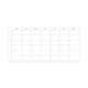 Piatek13 - Blanc monthly calendar