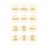 PIATEK13 - Chipboard Tag - Free Spirit