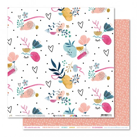 PaperNova- Carta 12x12" - Life in Color 3
