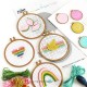 The Stamp Market - Fustella - Embroidery Hoop