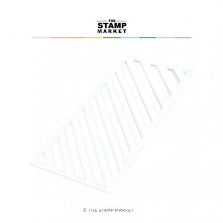 The Stamp Market - Fustella - DIAGONAL STRIPES SLIMELINE