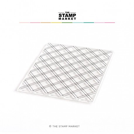The Stamp Market - Timbri Clear - CRISS CROSS BACKGROUND
