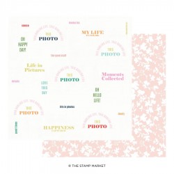 The Stamp Market - Carte 12x12 -  Miss Modern 08
