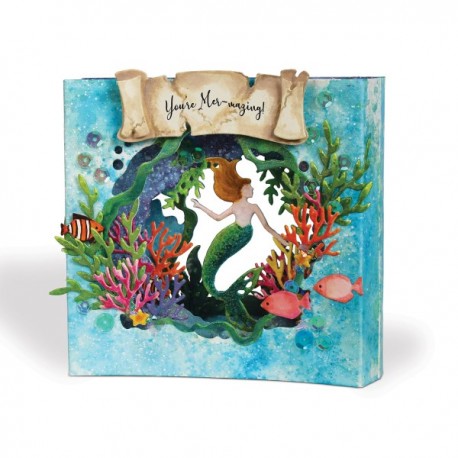 I-Crafter - Fustelle - Tunnel Card Insert Mermaid