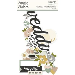 Simple Stories - Chipboard Frames - Happily Ever After