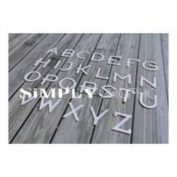 Simply Graphic - Fustella - Alphabet 3