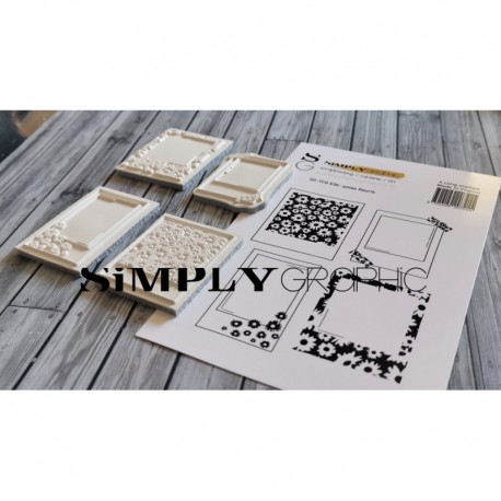 Simply Graphic - Timbri Cling - Polas Fleuris